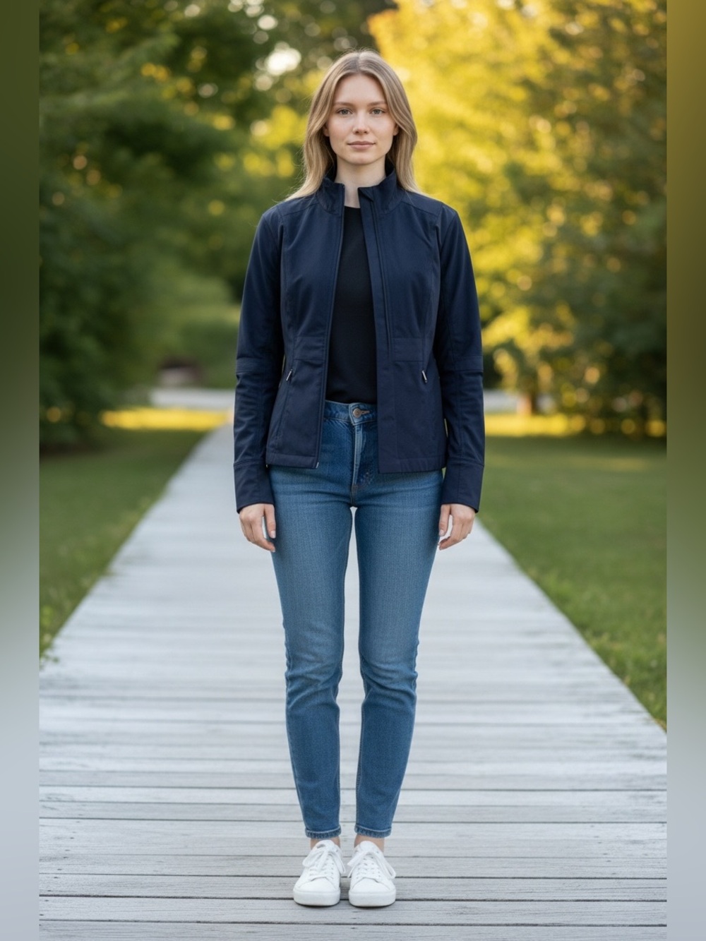 Anatomie Zip Up Jacket in black size S